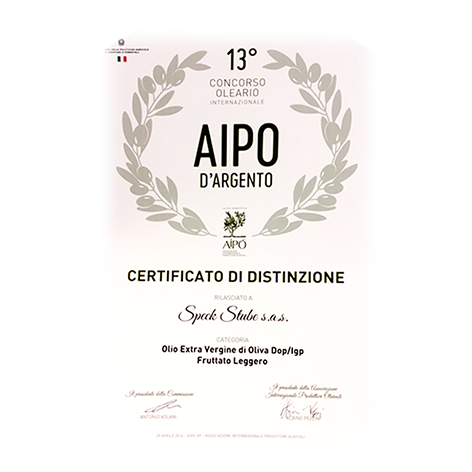 2016 aipo d'argento